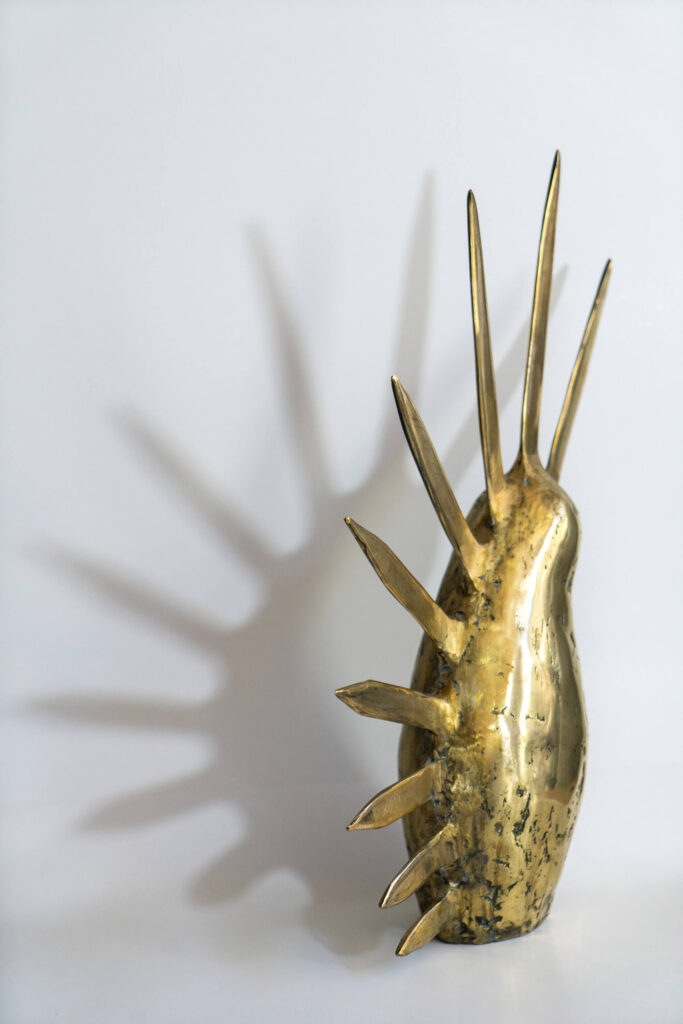 Hayri Şengün - P.P., 2022, pirinç brass, 47 x 36 x 11 cm